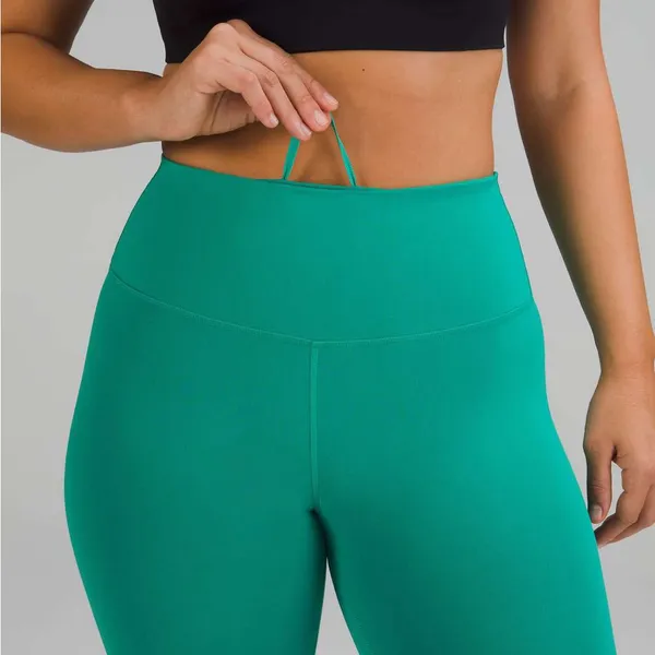 Lululemon Wunder Train Contour Fit High-Rise Tight Leggings Maldives Green Sz 12 - Image 2
