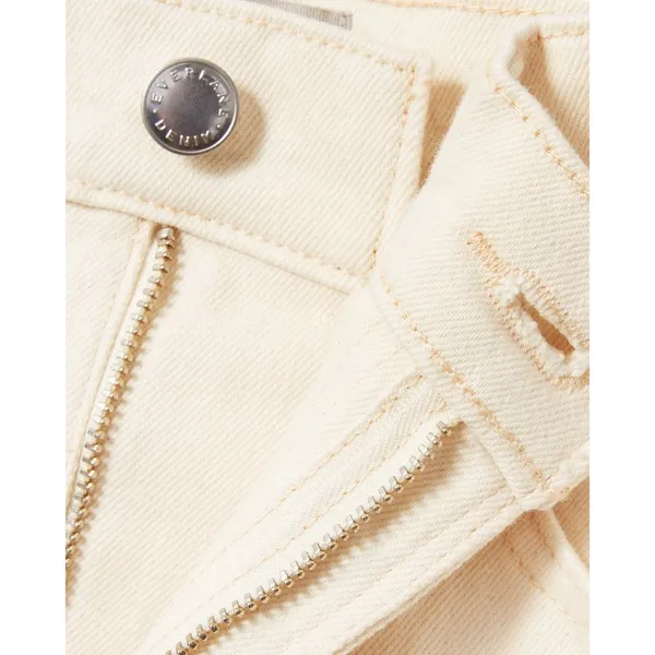 Everlane Womens The Original Cheeky Jean Ecru Ivory 30 Crop - Image 3