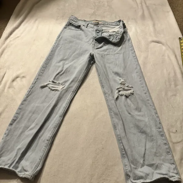 Levi's Waterless Ribcage Straight Ankle Sz 29 - Image 5