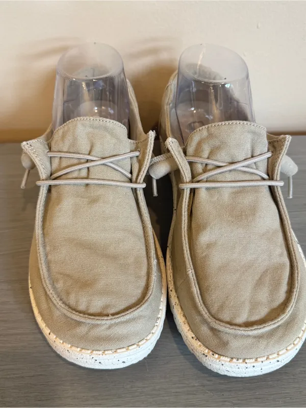 Hey Dude Wendy Women’s Slip On Shoes‎ Size 8 Gray EUC - Image 2