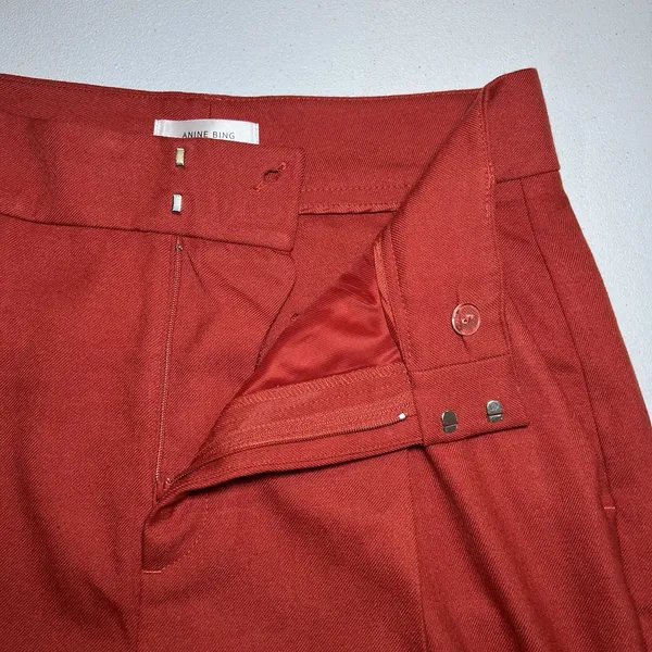Anine Bing Becky‎ Trouser Size 36 High Waist Women’s Pants - Image 3