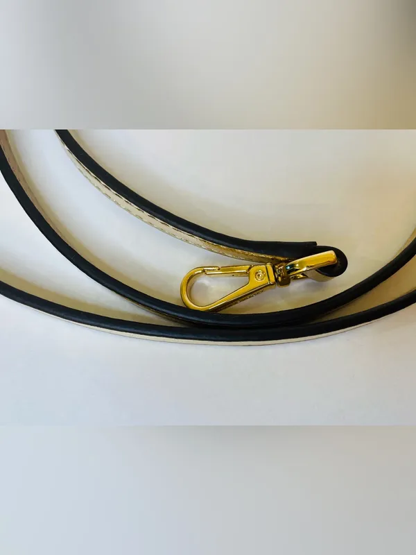 Michael Kors Metallic Gold Crossbody Strap Replacement - Image 4