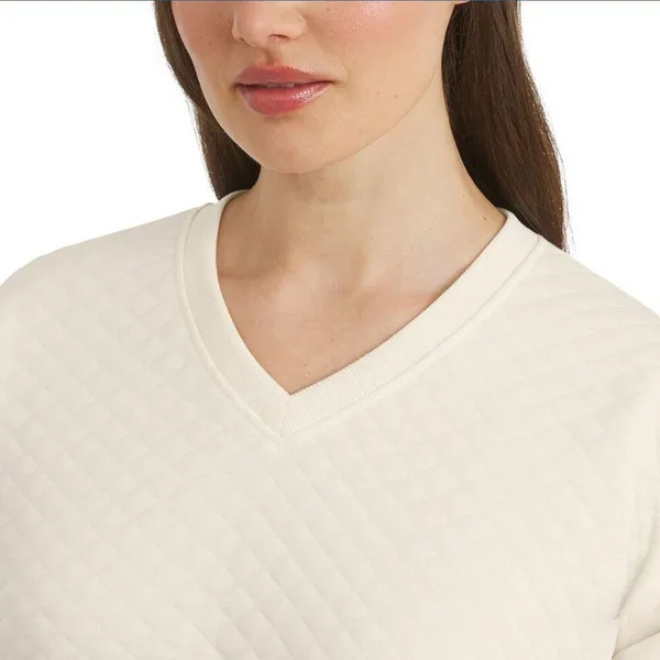 Lands’ End Ivory Quilted Lounge Set XXL - Image 6