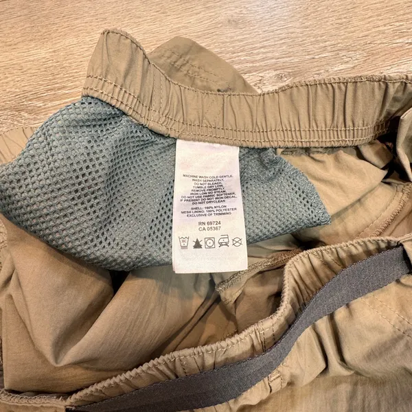 Columbia Womens Khaki Quick Dry Cargo Shorts‎ Size XLarge Belted Outdoor Hiking - Image 6