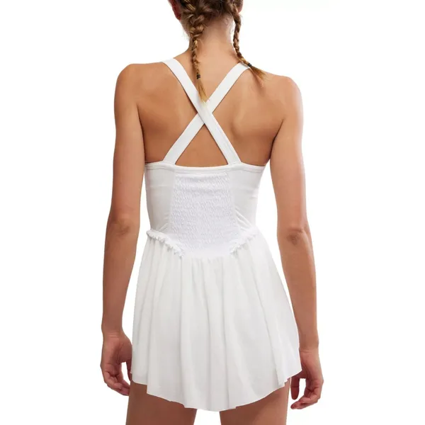 Free People Movement Smockin Hot Dress White Size M NWOT $128 retail - Image 3