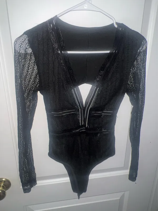 Amazon Black lace going out top - Image 5