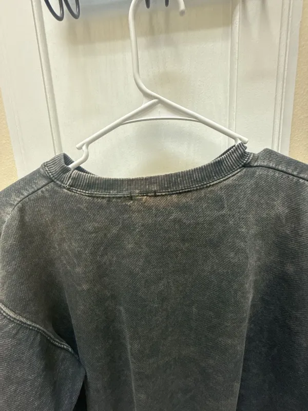 John Galt California Acid Wash Crewneck Sweatshirt - Image 4