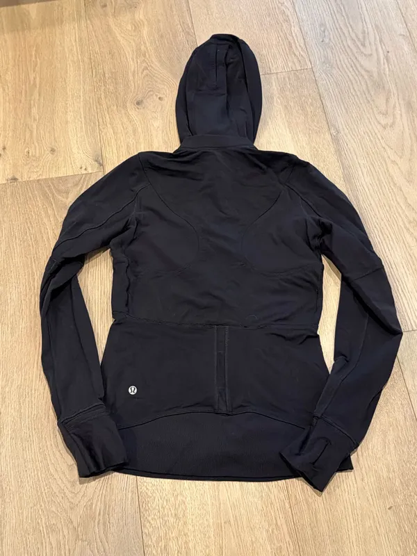 Black Lululemon Fitted Hooded Jacket - Image 2