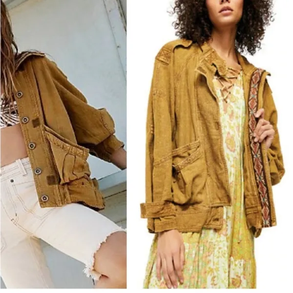 Free People | Jayde Safari Bomber Jacket - Image 2