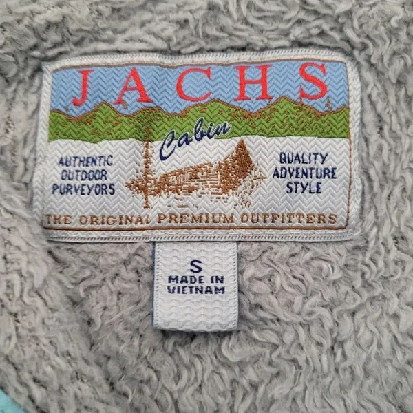 JACHS Cabin Fuzzy Fleece Snap Pullover Jacket Womens Size Small - Image 6