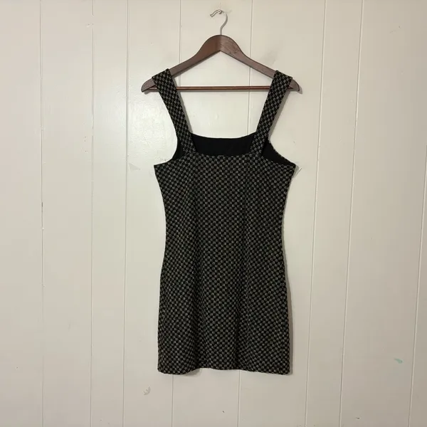 Free People Taking Hearts Mini Dress Black Size M Fitted - Image 4