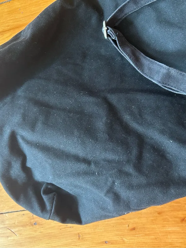 BAGGU Black Canvas Duck Bag - Image 9