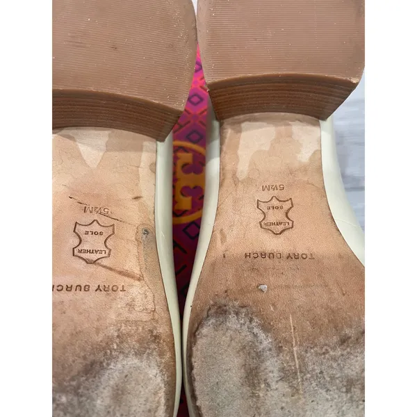 Tory Burch Everly 55mm Loafer Dulce De Leche Croc Leather Block Heel 137837 5.5M - Image 8