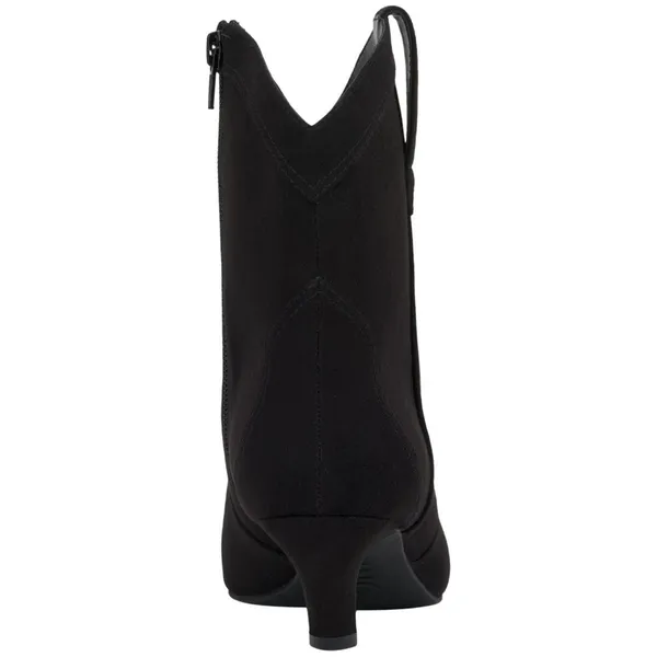 INC International Concepts Womens Secia Western Booties Black Microsuede 10.5M - Image 10