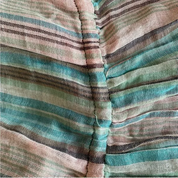 Free people Freebird‎ blue striped v neck sundress small - Image 8