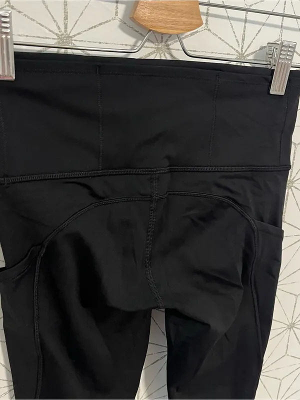 Lululemon Fast & Free 7/8 Tight II *Nulux 25" Black - Image 7