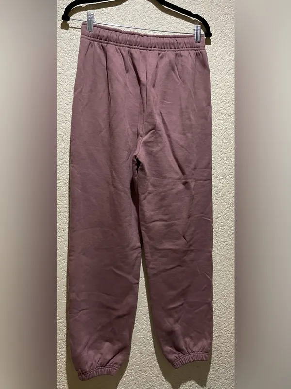 ALO Yoga NWT Accolade Mauve Joggers Drawstring Size S - Image 3