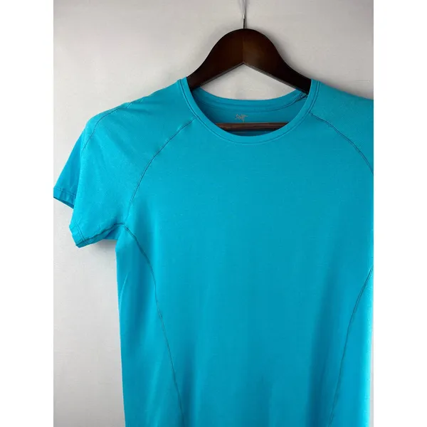Women’s Arc’Teryx Small Bright Blue Sport T-Shirt - Image 2