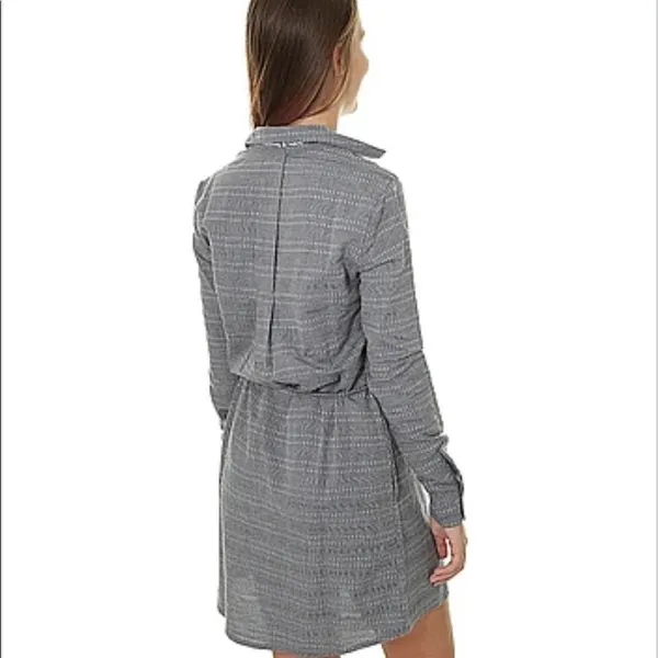 NWT Roxy Crazy Whisper Long‎ Sleeve Shirt Dress Size Small - Image 2