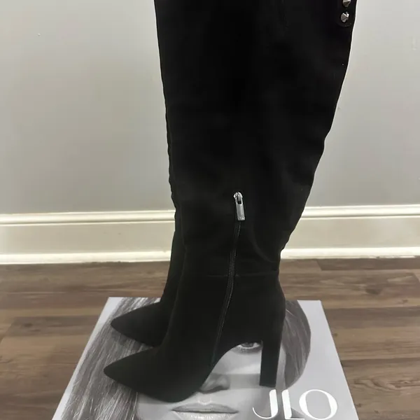 JLO JENNIFER LOPEZ Black Krim Boots Size 10 - Image 7