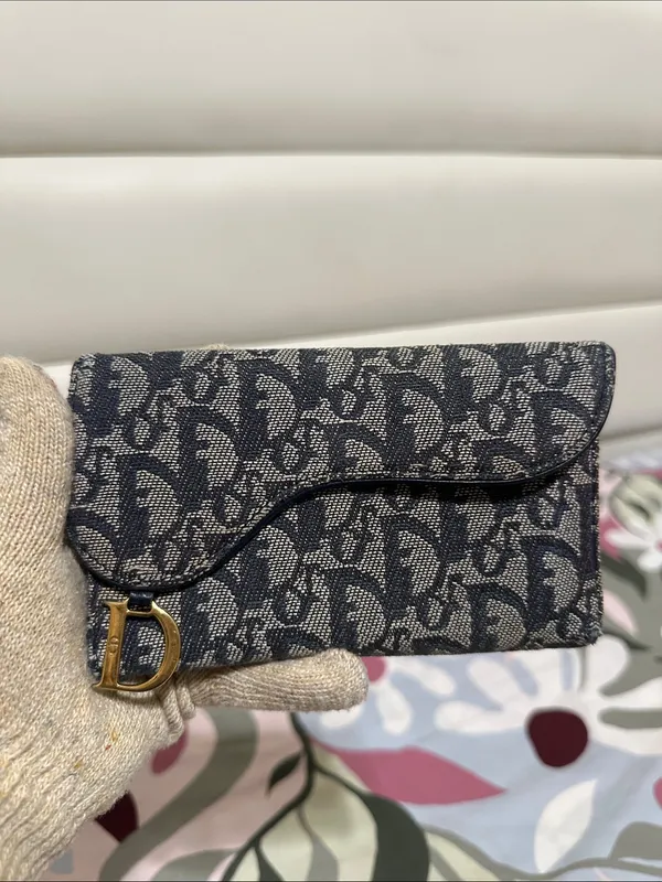 Christian Dior Denim 'Saddle' Wallet - Image 12