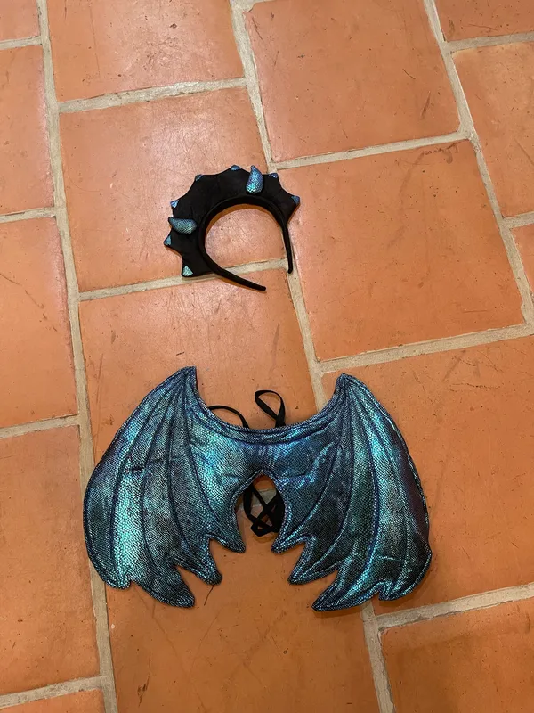 Dragon costume Blue Size M - Image 2