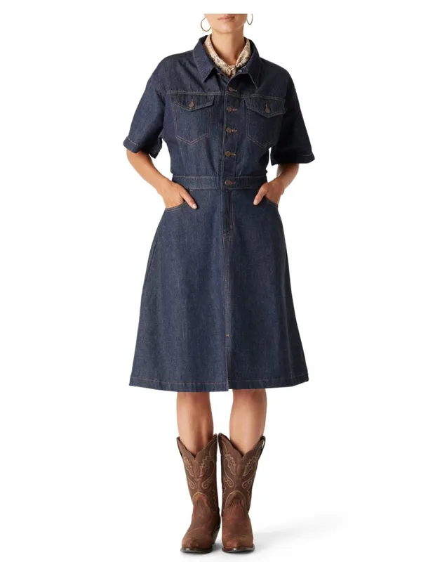 Levi's Levi Strauss Signature Vintage '95 desert rain wash shirtdress IN Desert Rain L - Image 5