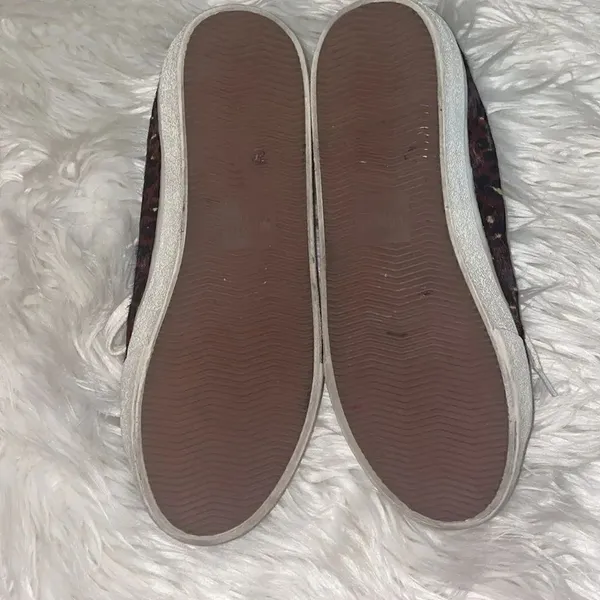 Madewell Sidewalk Low Top Leopard Print Calf Hair Sneakers - Image 6