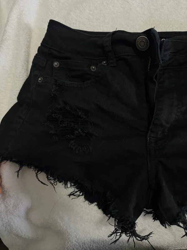 Black American Eagle Shorts - Image 5