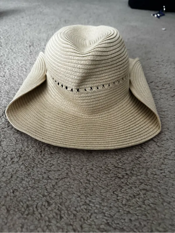 NWOT straw cowboy beach hat - Image 5