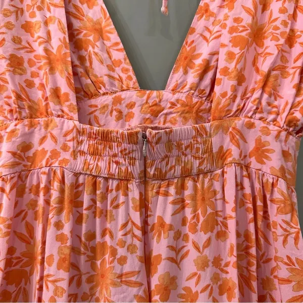 STILLWATER Jessie Mini Dress Summer Sorbet Mini Dress Floral Print Size Small - Image 6