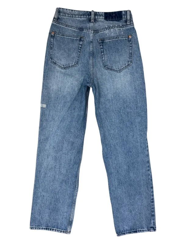 Ksubi Women's Brooklyn Straight Leg Jeans in Lifetime Wash Size 26 Gently Used - Image 4