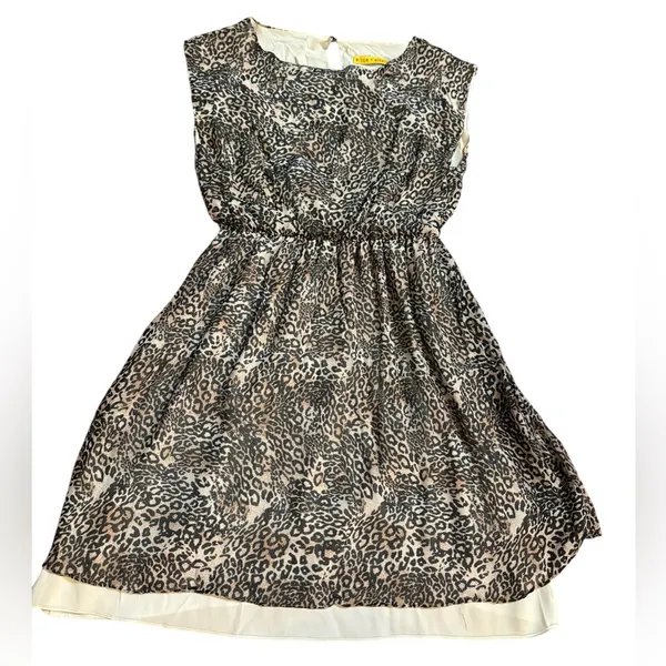 Alice + Olivia‎ Silk Leopard Print Mini Dress SZ XS Evening Wear Classy Dress - Image 10