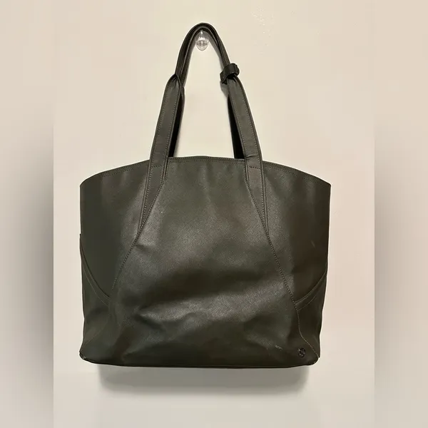Lululemon All Day Tote and Small Pouch Dark Olive - Image 2