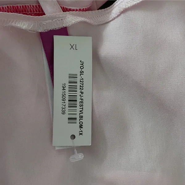 90s Revival Y2K Cami Babydoll Lingerie Top Size XL Pink Satin Coquette Adore Me - Image 7
