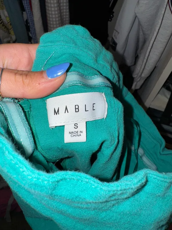 Green mini dress - Image 2
