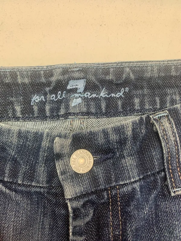 7 for all man kind size 29 A Pocket Women’s Flared Denim Jeans Blue - Image 3
