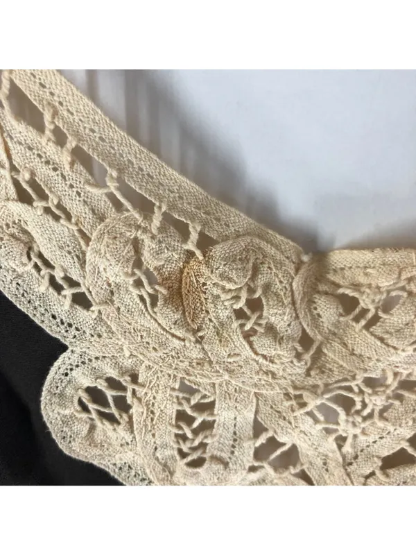 Kenneth Cole Brown Silk Cami Top With Cream Lace Trim Size 10 - Image 2