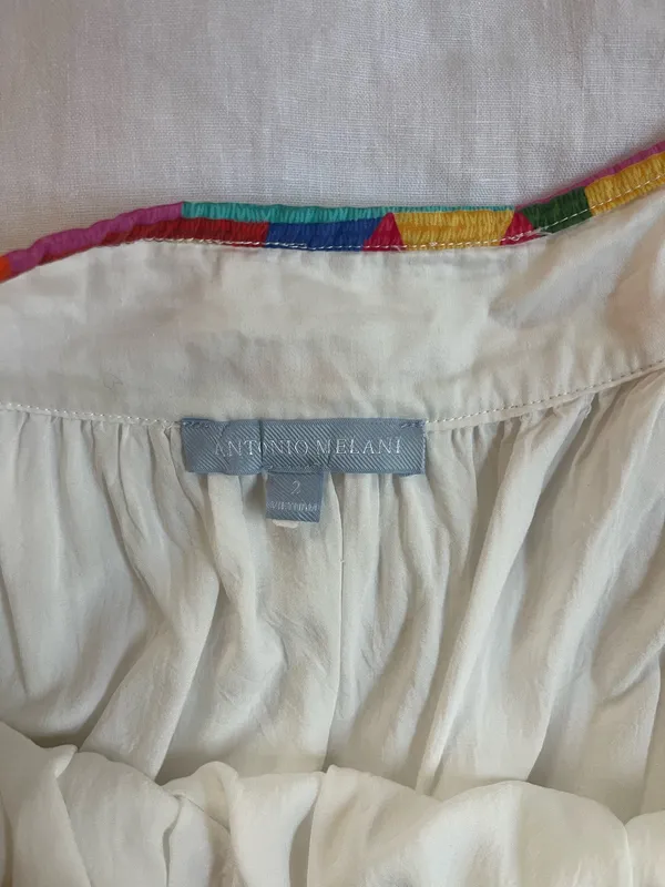Antonio Melani Tia Coordinating Cotton Blouse and Skirt - Image 5