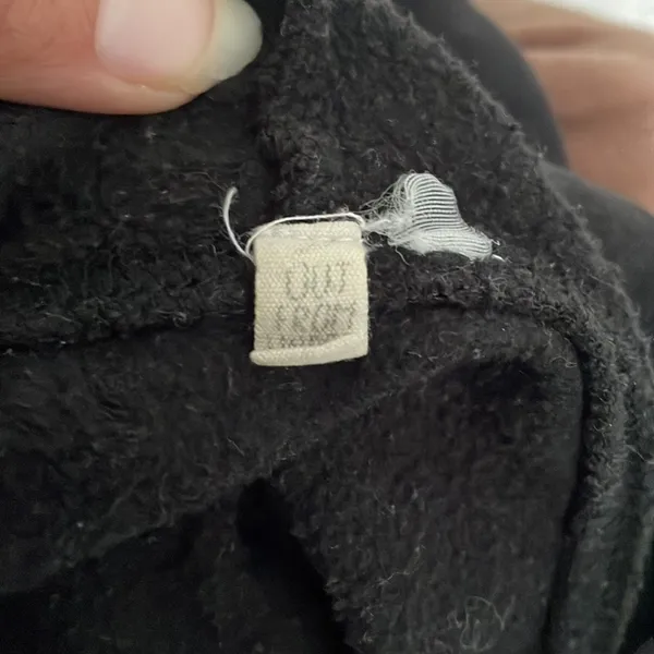Used / Worn Simple Black Urban Outfitters Black Hoodie - Image 5