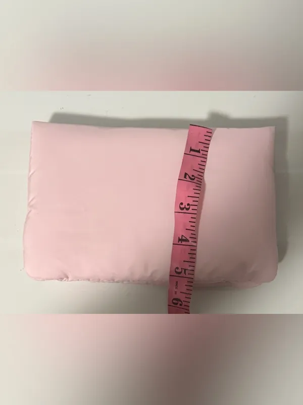 Dior Pale Pink CD Logo Pouch with Silver Emblem - Image 6