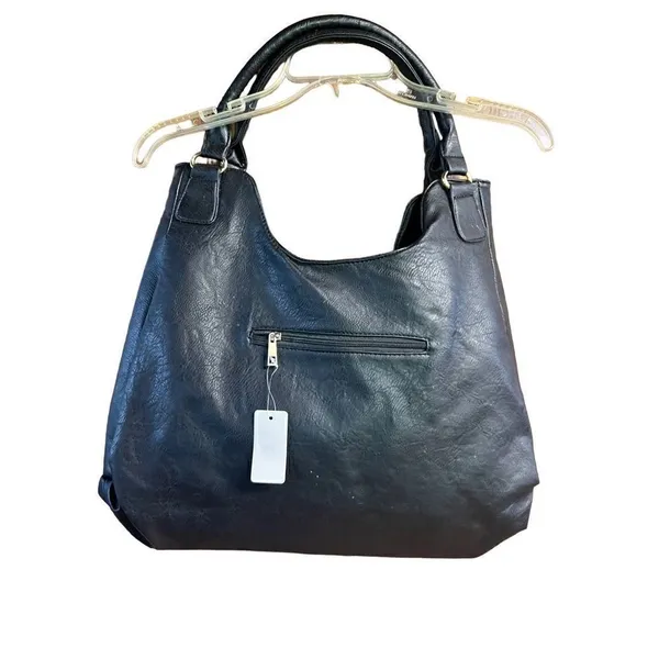 No Brand satchel bag* Black/ Gold￼/ sequence * Grained Bag NWT - Image 2