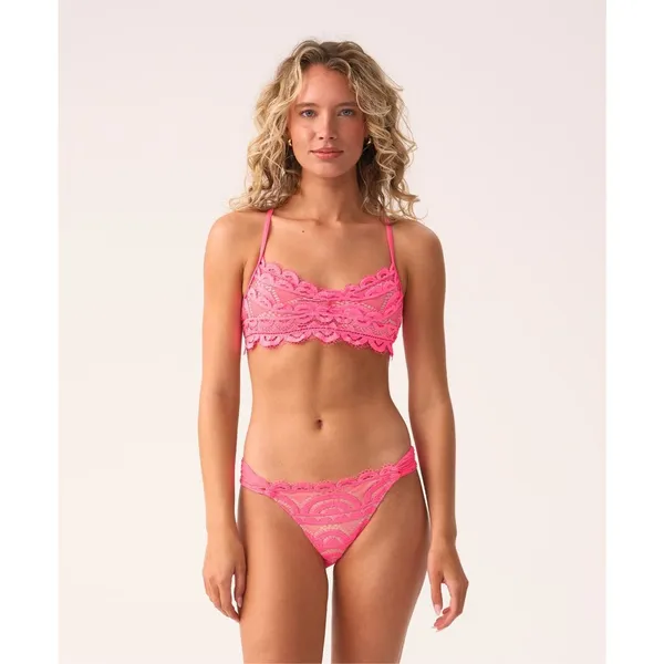 New. PQ tulip pink lace bikini bottom. Large. Retails $92 - Image 8