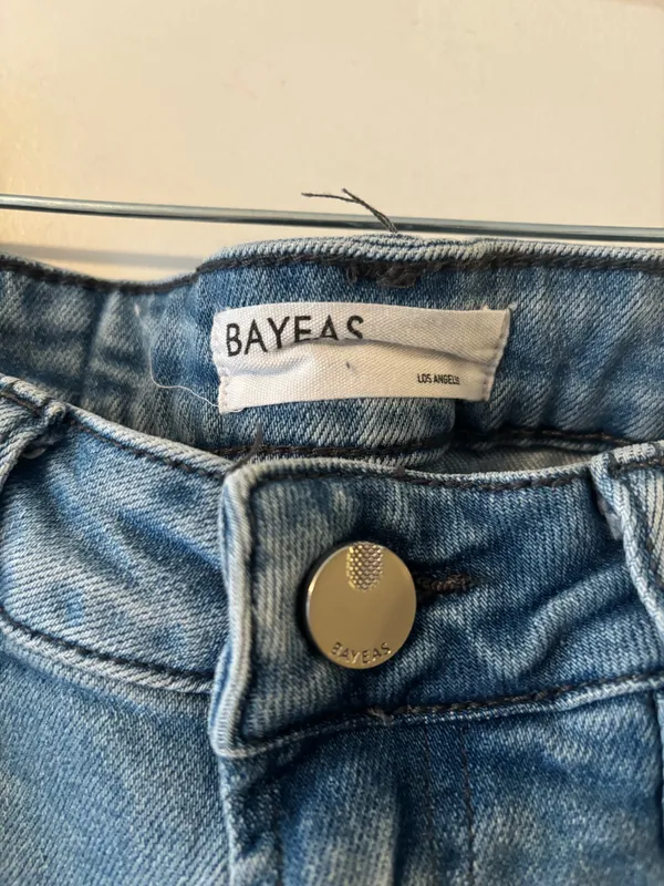 Bayeas Wide Leg Jeans Blue Size 28 - Image 2