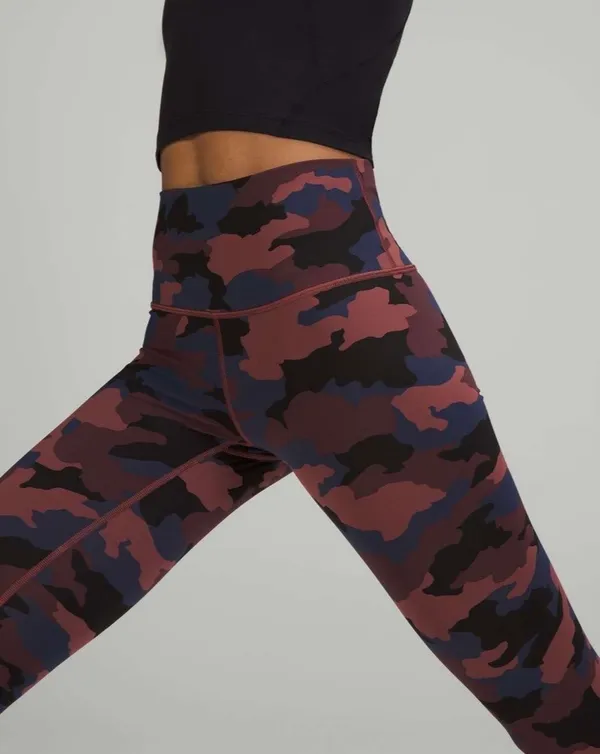 Lululemon Wunder Under High-Rise Tight 25" *Full-On Luxtreme Heritage 365 Camo Smoky Red Night Sea Multi 6 - Image 7