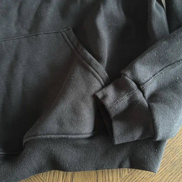 SKIMS COTTON FLEECE HOODIE, Black, Large, $80 - Image 7