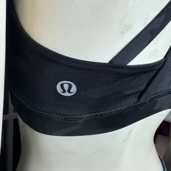 Lululemon Energy Bra Incognito Camo Multi Grey Size 4 - Image 6