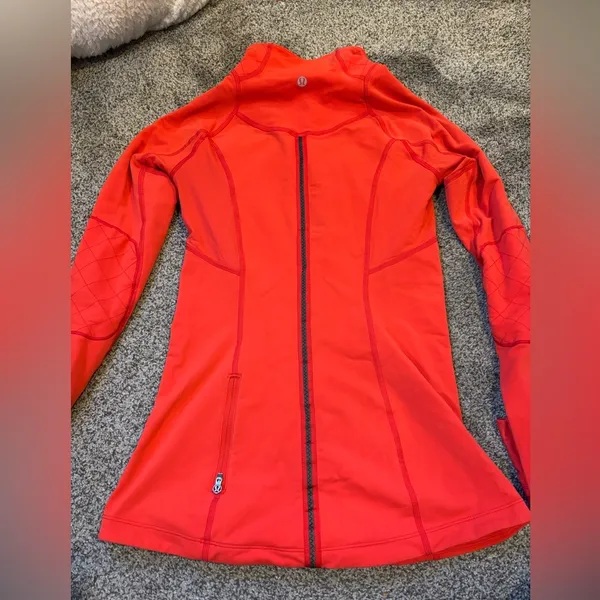 Lululemon Red 1/2 Zip Pullover - Image 4