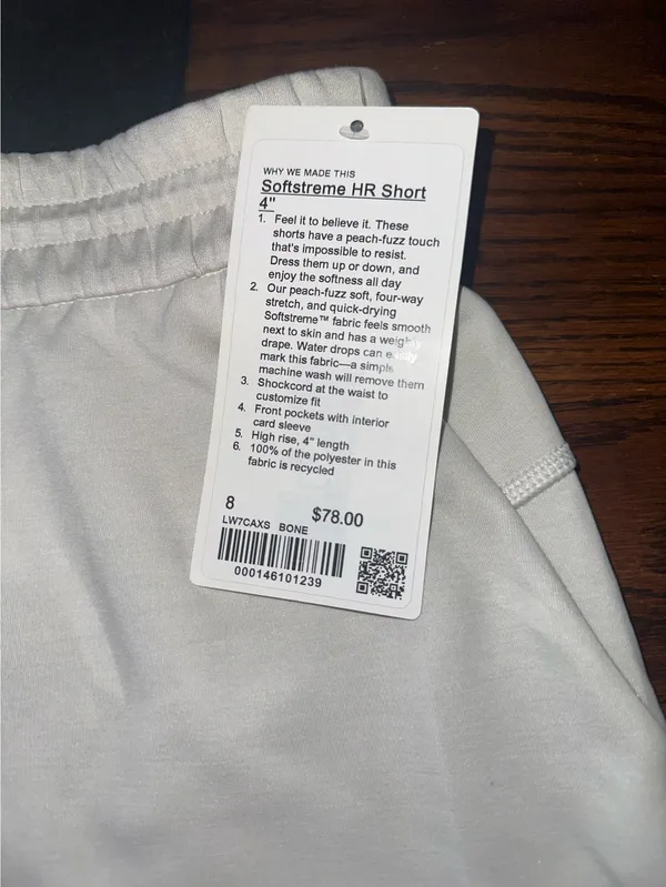 Women’s lululemon softstreme short 4” - Image 2