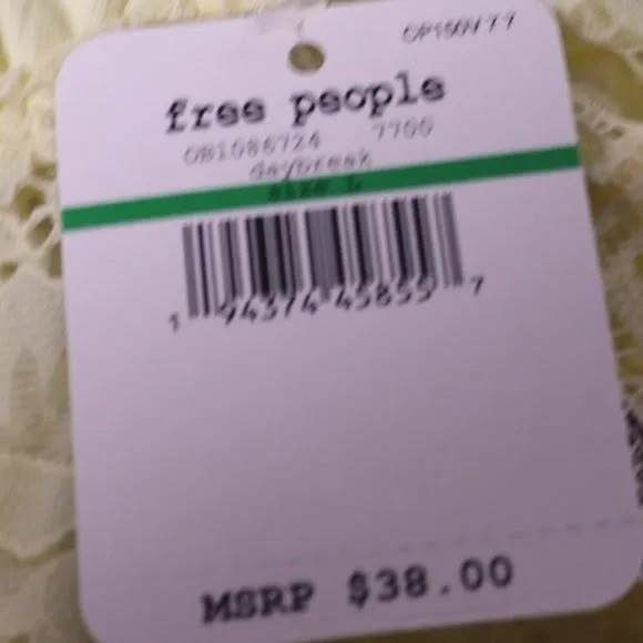 Free People NWT Teagan Bralette Size L - Image 6